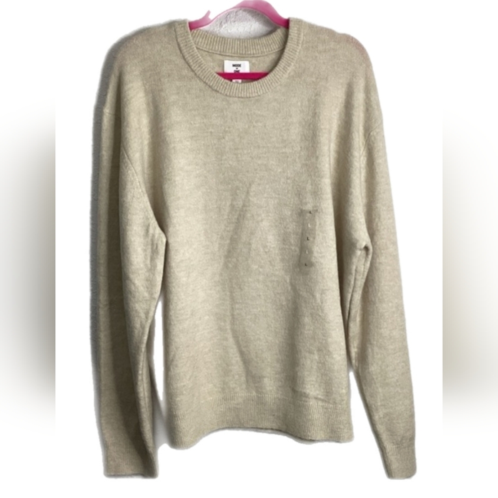 Mode Of One Men's Cream Sweater Table Dark Ecru Size XXLarge NWT